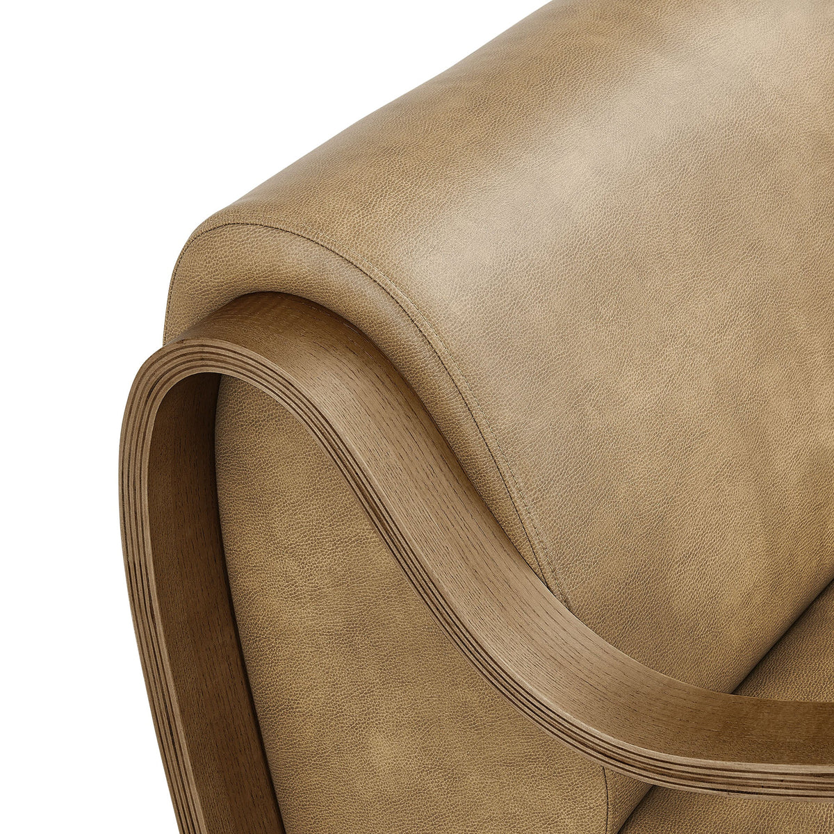 Atrium Vegan Leather Accent Armchair by Modway