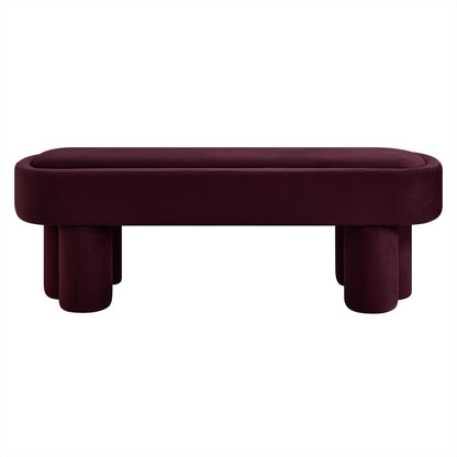 Mossi Oval Performance Velvet Accent Bench by Modway
