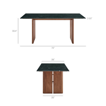 Amistad 72 Inch Marble Dining Table by Modway