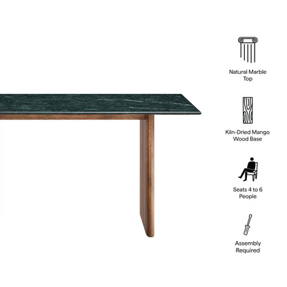 Amistad 60 Inch Marble Dining Table by Modway