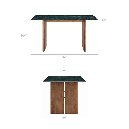Amistad 60 Inch Marble Dining Table by Modway
