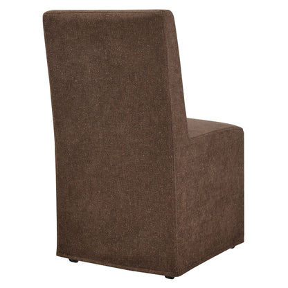 Tessera Upholstered Linen-Blend Slipcovered Dining Chair by Modway