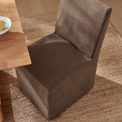 Tessera Upholstered Linen-Blend Slipcovered Dining Chair by Modway