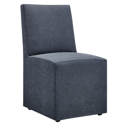 Tessera Upholstered Linen-Blend Slipcovered Dining Chair by Modway