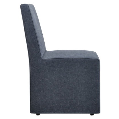 Tessera Upholstered Linen-Blend Slipcovered Dining Chair by Modway