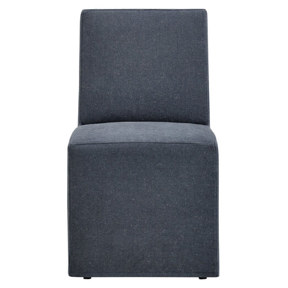 Tessera Upholstered Linen-Blend Slipcovered Dining Chair by Modway