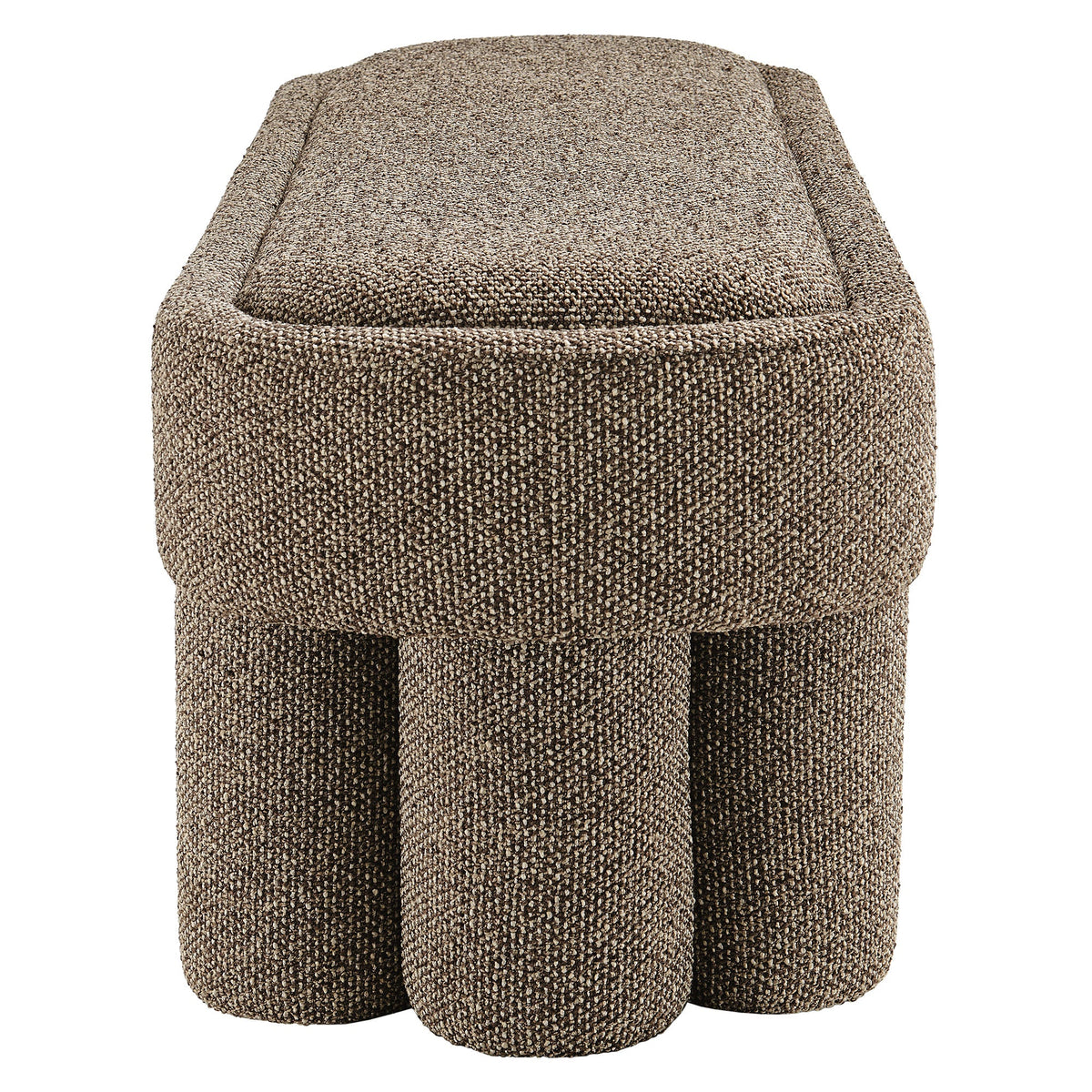Mossi 52-Inch Oval Boucle Fabric Bench by Modway