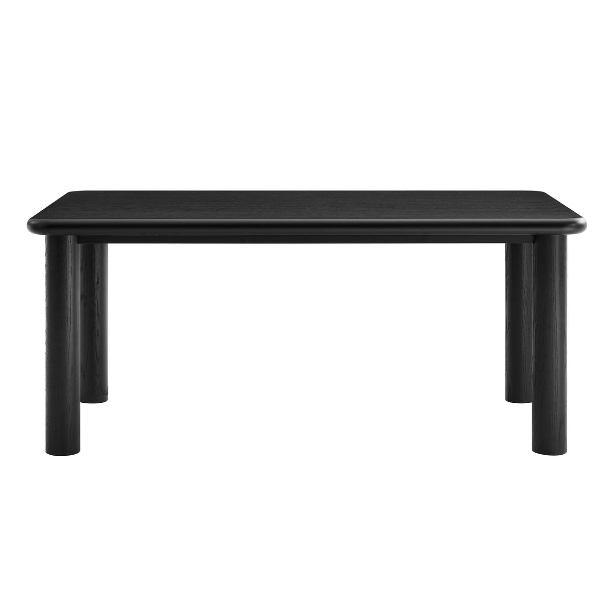 Alvia 72" Rectangular Oak Wood Dining Table by Modway