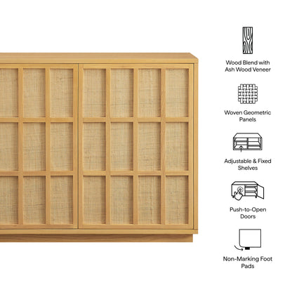 Aiko 39 Inch Japandi Accent Cabinet by Modway
