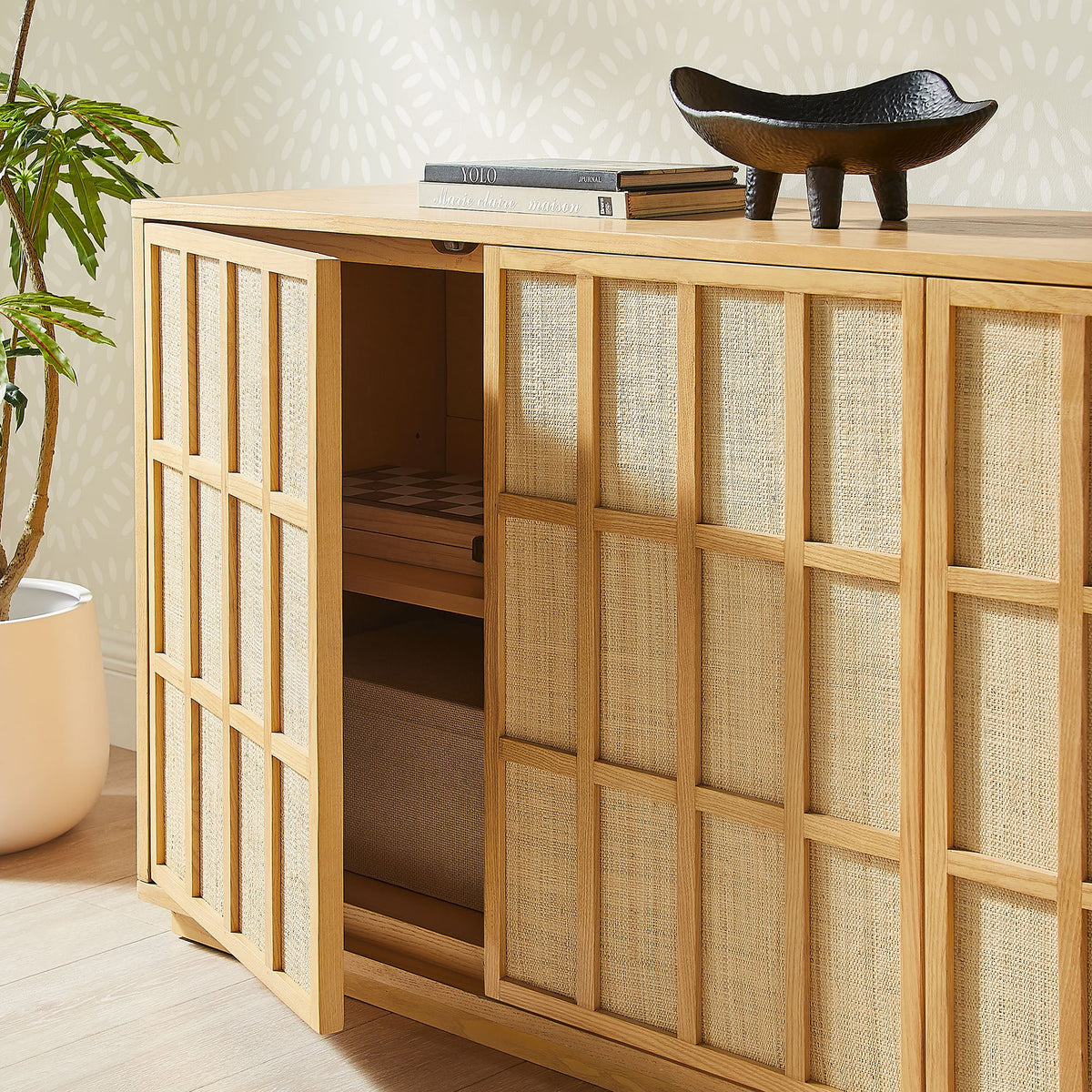 Aiko 76 Inch Japandi Sideboard by Modway