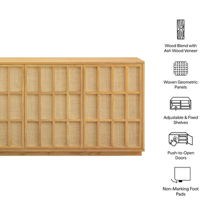 Aiko 76 Inch Japandi Sideboard by Modway