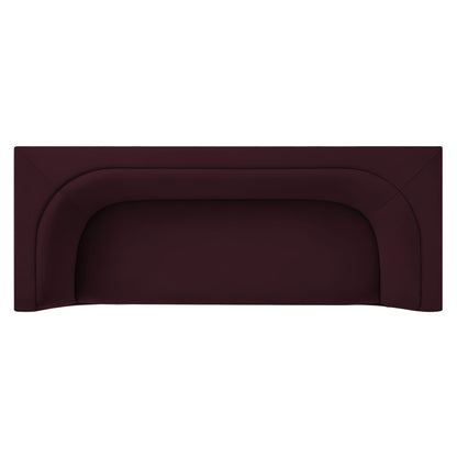 Hilda 86" Curved Back Performance Velvet Sofa by Modway
