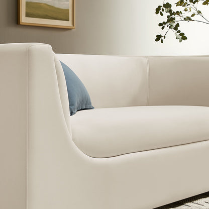 Hilda 67" Curved Back Performance Velvet Loveseat by Modway