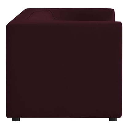 Hilda 67" Curved Back Performance Velvet Loveseat by Modway