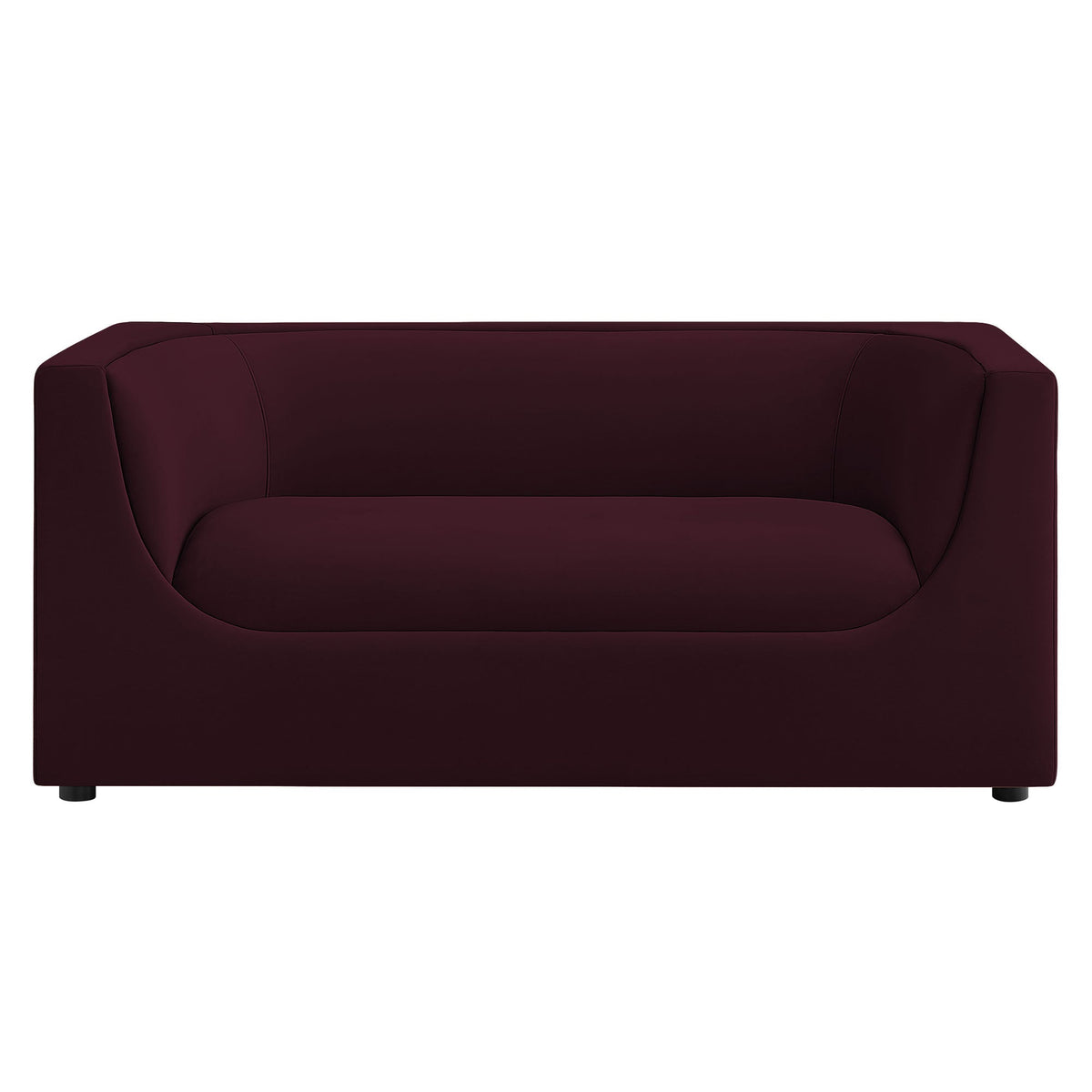 Hilda 67" Curved Back Performance Velvet Loveseat by Modway