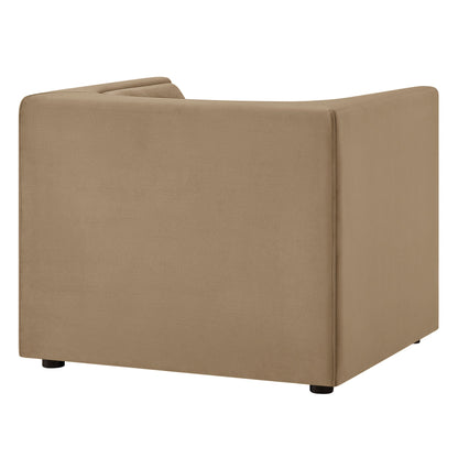 Hilda Curved Back Performance Velvet Armchair by Modway