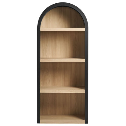 Caleb 4 Arched Display Shelf Bookcase by Modway