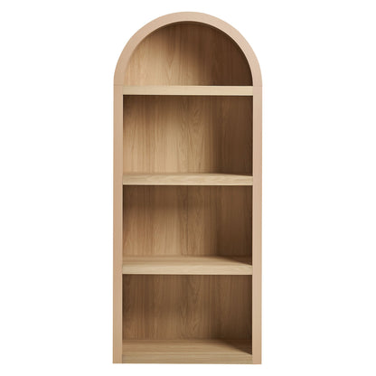 Caleb 4 Arched Display Shelf Bookcase by Modway