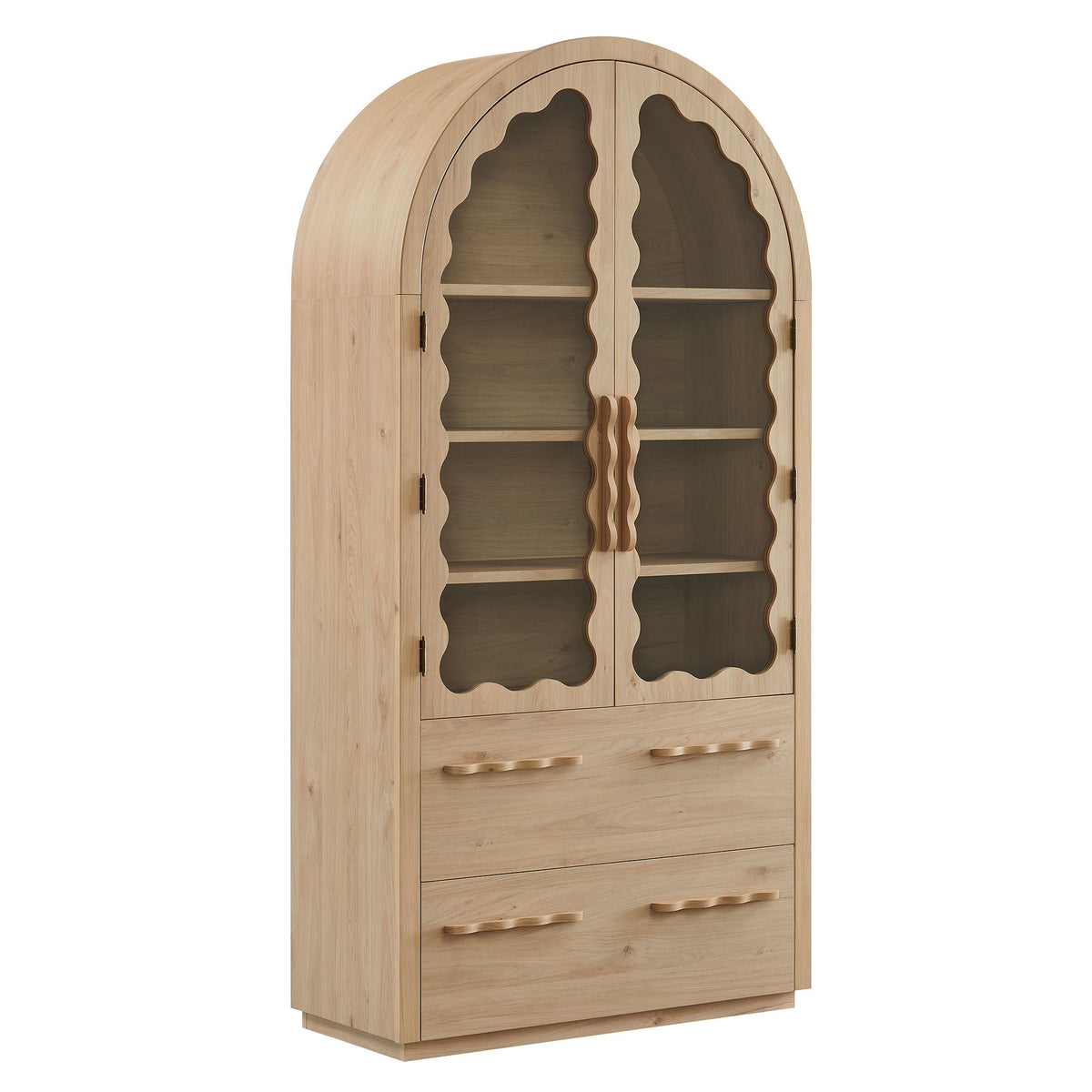 Rory 76 Inch Arched  Display Cabinet by Modway