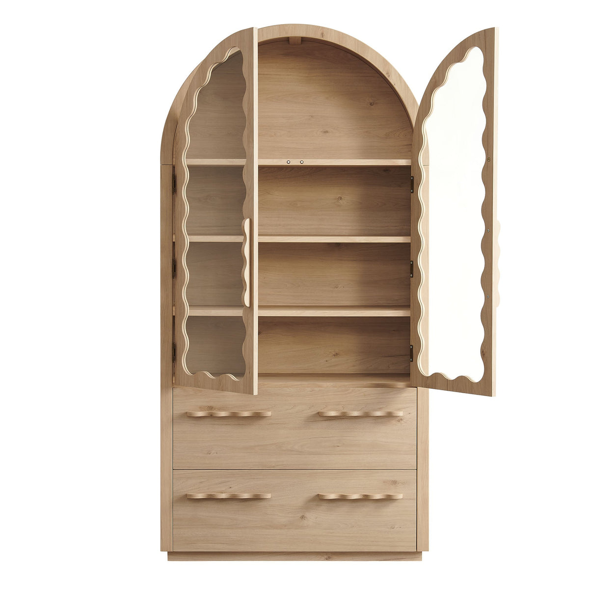 Rory 76 Inch Arched  Display Cabinet by Modway