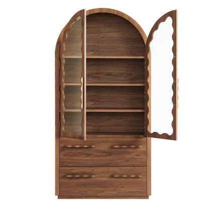 Rory 76 Inch Arched  Display Cabinet by Modway