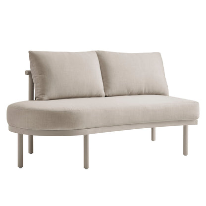 Porta 2 Piece Outdoor Patio Aluminum Modular Sofa by Modway
