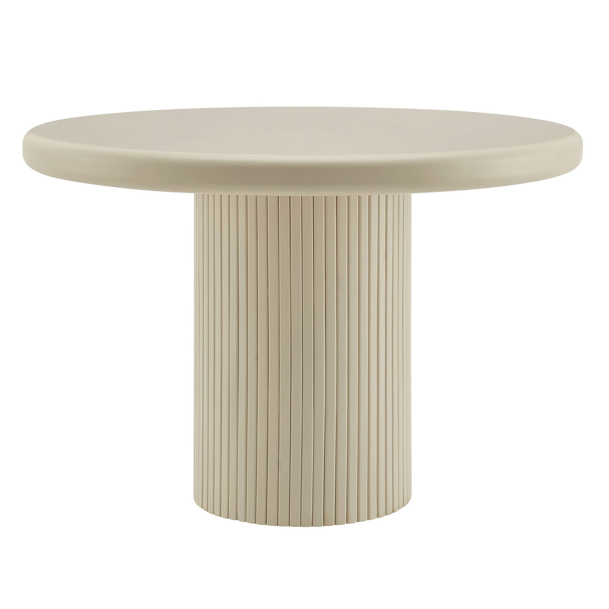 Belmonte 45 Inch Painted Wood Round Pedestal Dining Table by Modway
