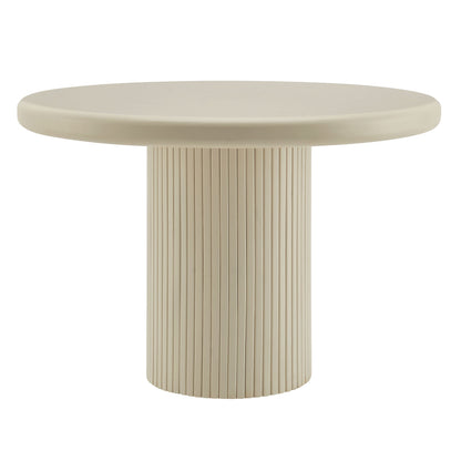 Belmonte 45 Inch Painted Wood Round Pedestal Dining Table by Modway