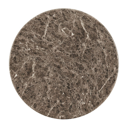 Pietra Indoor Outdoor Patio Round Coffee Table by Modway