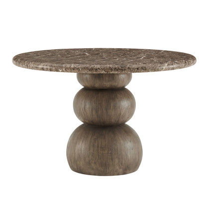 Pietra Indoor Outdoor Patio Round Dining Table by Modway