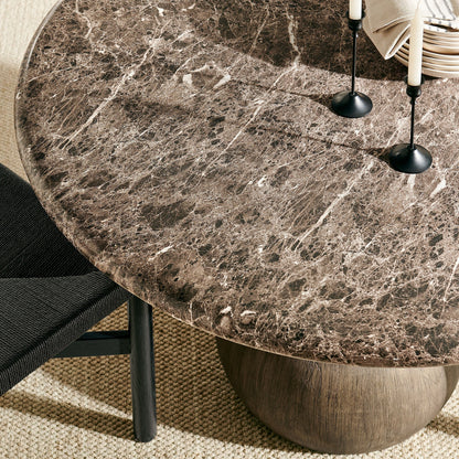 Pietra Indoor Outdoor Patio Round Dining Table by Modway