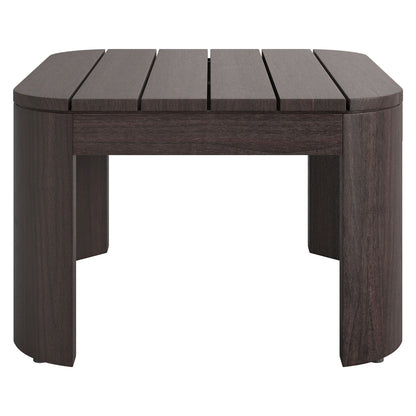 Kona Outdoor Patio Teak Wood Side Table by Modway