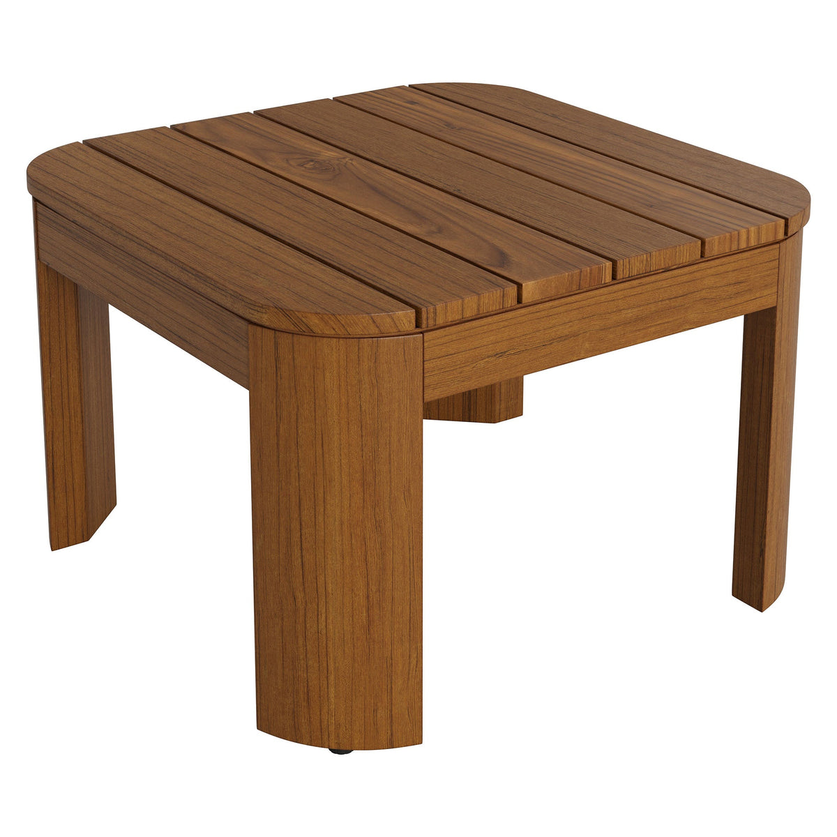 Kona Outdoor Patio Teak Wood Side Table by Modway