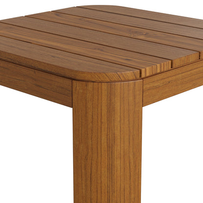 Kona Outdoor Patio Teak Wood Side Table by Modway