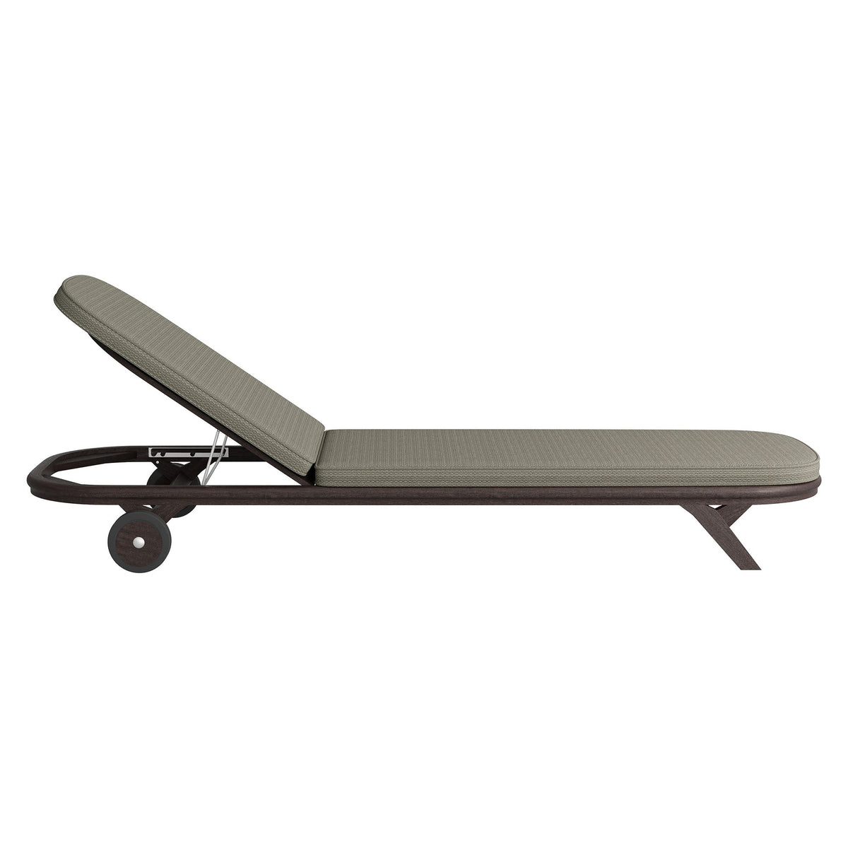 Kona 3-Piece Outdoor Patio Teak Wood Chaise Lounge Set by Modway