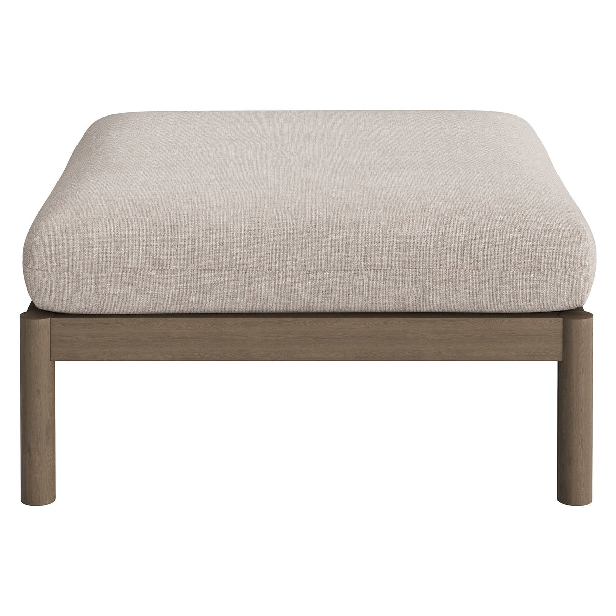 Eleni 2-Piece Outdoor Patio Teak Wood Loveseat with Ottoman Set by Modway