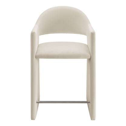 Talia 37 Inch Performance Velvet Counter Stool by Modway