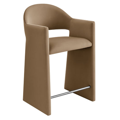 Talia 37 Inch Performance Velvet Counter Stool by Modway