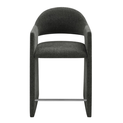 Talia 37 Inch Upholstered Fabric Counter Stool by Modway