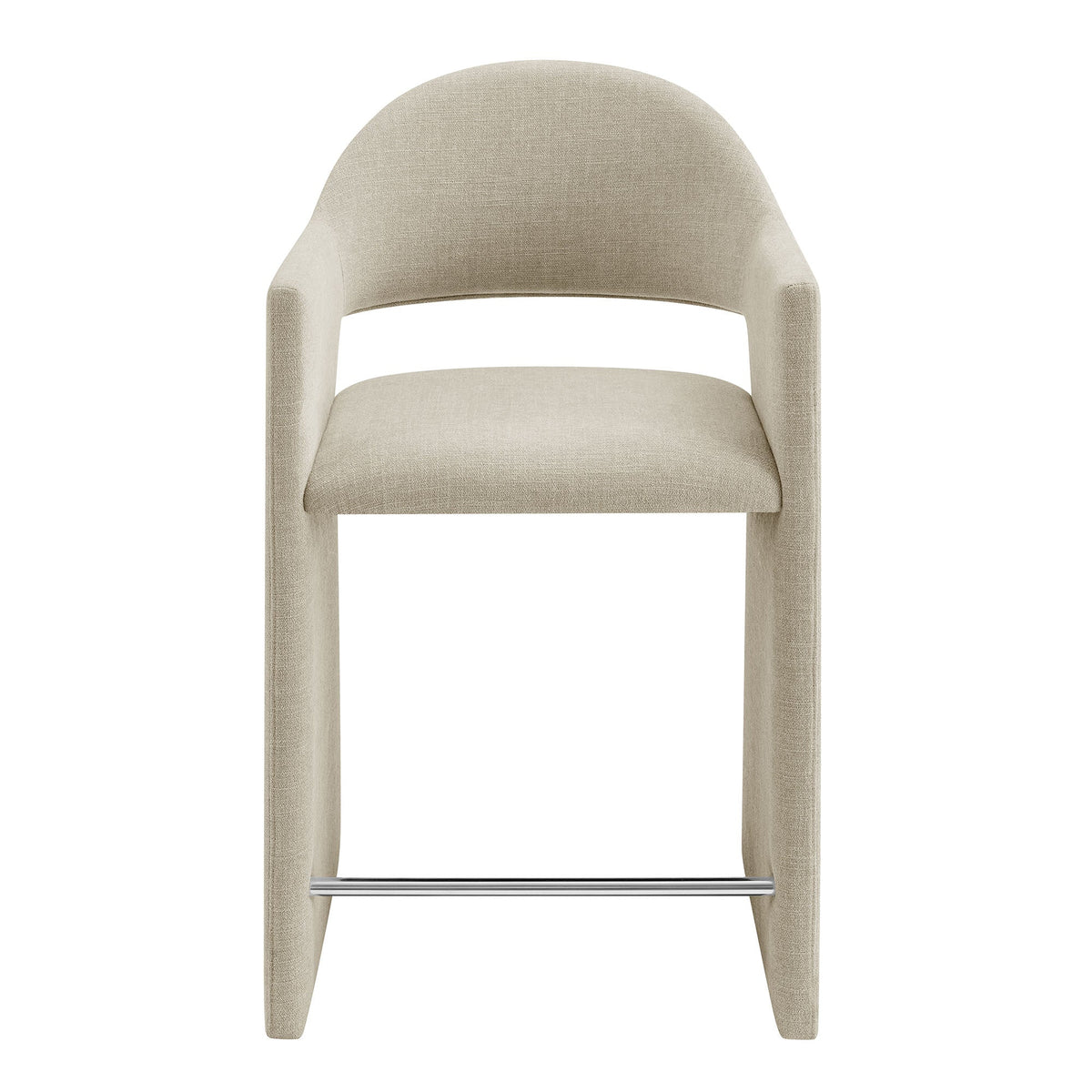 Talia 37 Inch Upholstered Fabric Counter Stool by Modway