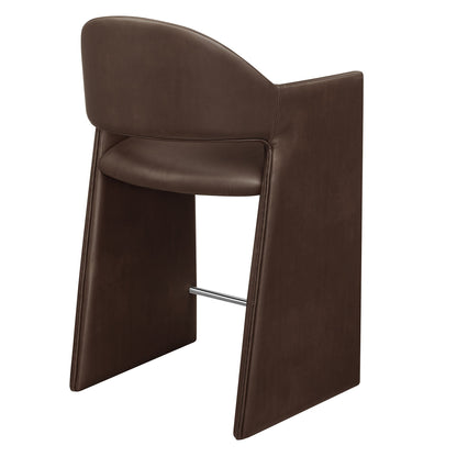 Talia 37 Inch Vegan Leather Counter Stool by Modway