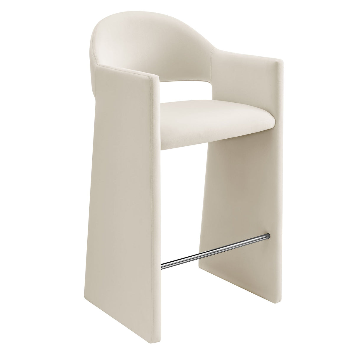 Talia 41 Inch Performance Velvet Bar Stool by Modway