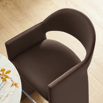 Talia 41 Inch Performance Velvet Bar Stool by Modway