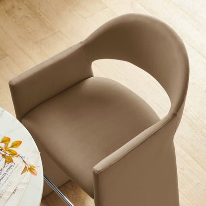 Talia 41 Inch Performance Velvet Bar Stool by Modway