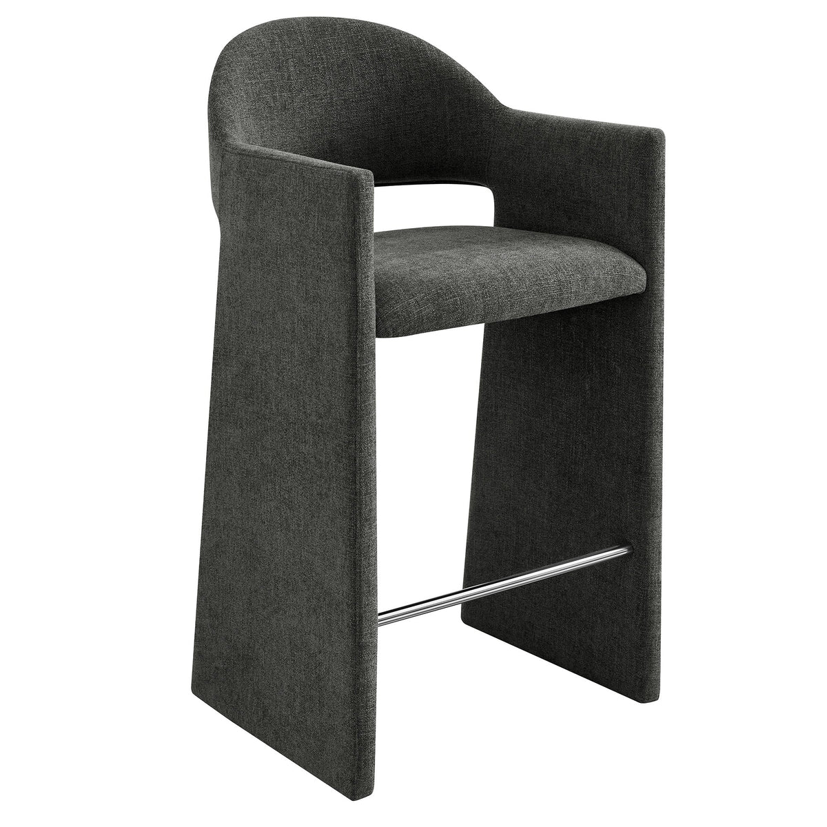 Talia 41 Inch Upholstered Fabric Bar Stool by Modway