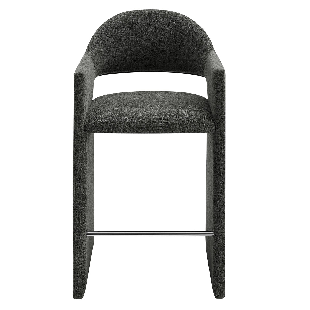Talia 41 Inch Upholstered Fabric Bar Stool by Modway