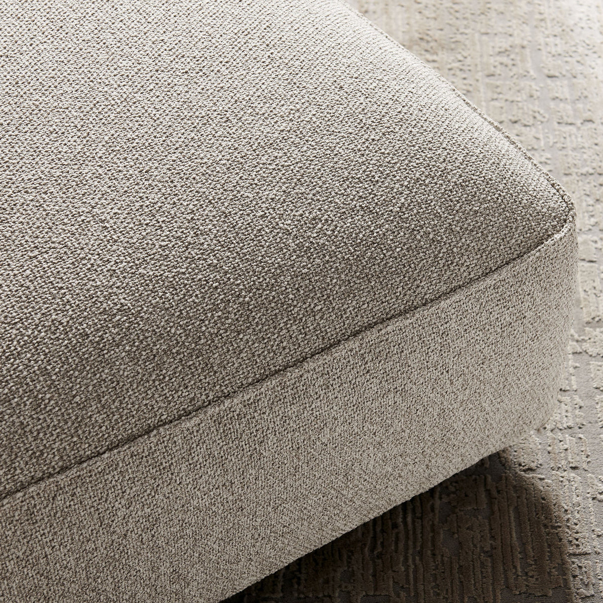 Auren Lattice Bouclé Upholstered Ottoman by Modway