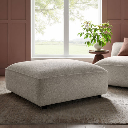 Auren Lattice Bouclé Upholstered Ottoman by Modway