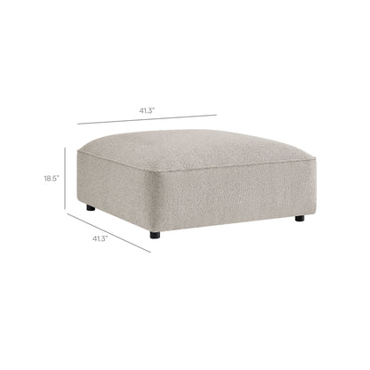 Auren Lattice Bouclé Upholstered Ottoman by Modway