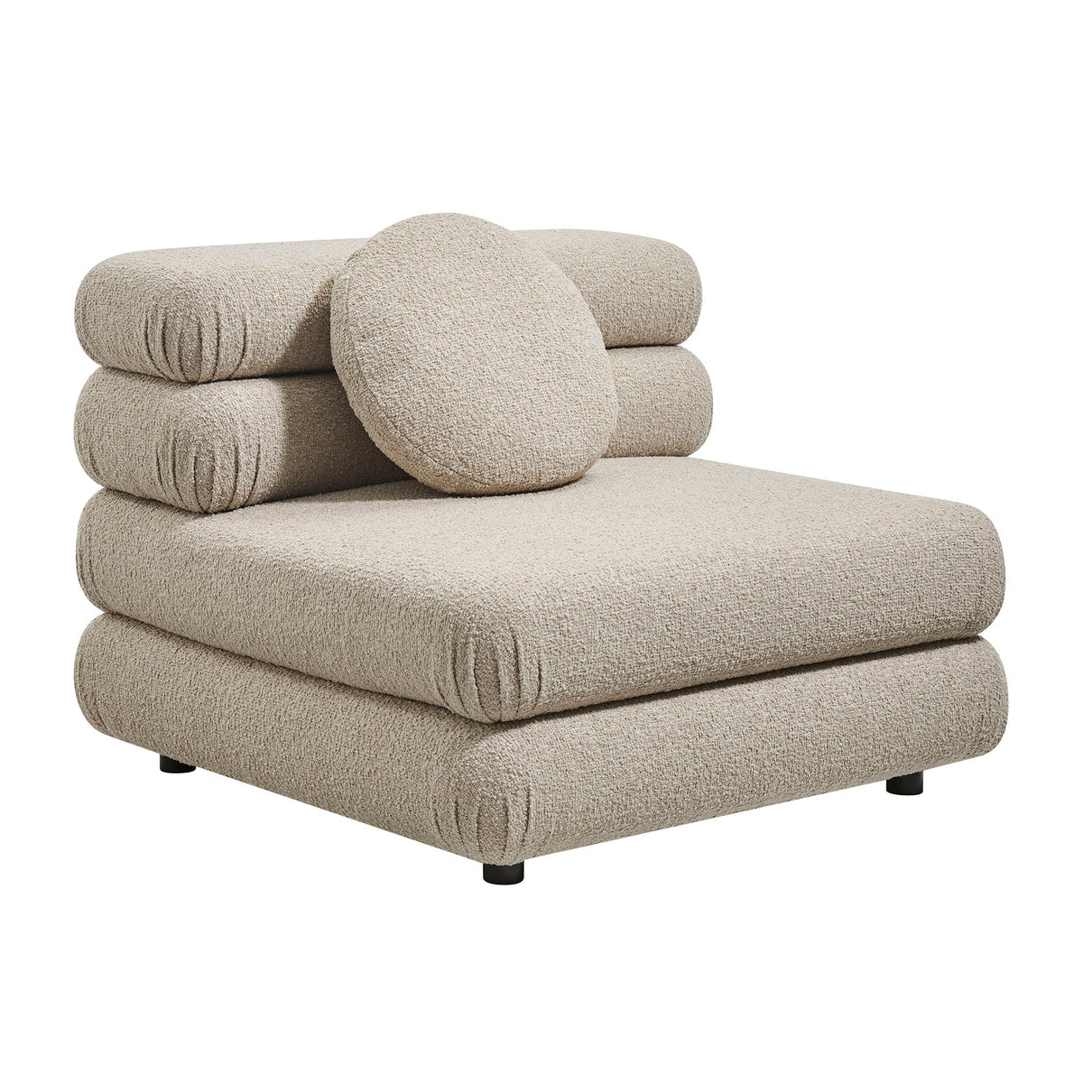 Jubilee Upholstered Modular Armless Chair by Modway